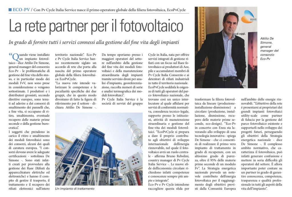 La rete partner per il fotovoltaico